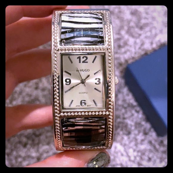 HUGO Accessories - Hugo boss Japan movement watch crystal zebra